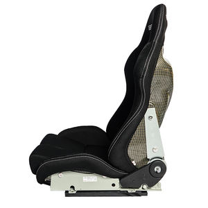 Eddystar Đen Khâu Thêu reclinable trở lại phần còn lại đua xe sợi carbon đua ghế - Product Image 2