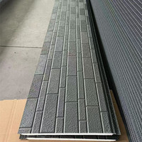 Panneau de toiture sandwich en acier, panneau d'isolation extérieur, résistant au feu, résistant à l'eau, design moderne, extérieur de bâtiment
