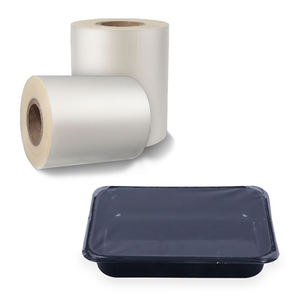 Film d'étanchéité pelable CPET <span class=keywords><strong>PET</strong></span> pour conteneur alimentaire Film de couvercle en rouleau pour plateau en plastique haute barrière - Product Image 1
