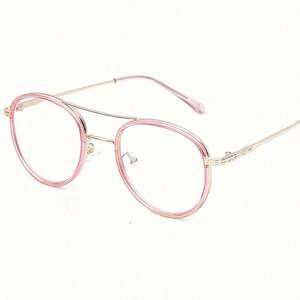 Lunettes de soleil vintage rétro tendance 2020, monture transparente surdimensionnée pour femmes, verres plats, UV400, lunettes de lecture rondes - Product Image 1