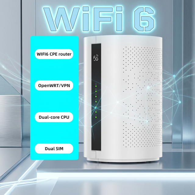 5G WiFi6 Sim Router with Dual Band Wifi 3000Mbps Z8105AX-C with Mesh Extender for Seamless Roaming Home Coverage CE FCC