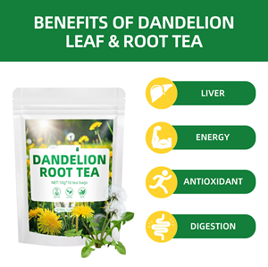 Té de Raíz de Diente de León Fresco OEM - Suplemento Natural de Salud a Base de Hierbas |   Té Desintoxicante en Bolsitas - Product Image 3