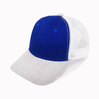 Gorras Trucker Unisex Transpirables de Malla con Panel Frontal de Bloques de Color, Gorras de Béisbol con Logotipo de Marca Personalizado, Sombreros Deportivos para Exteriores, Suministro al por Mayor