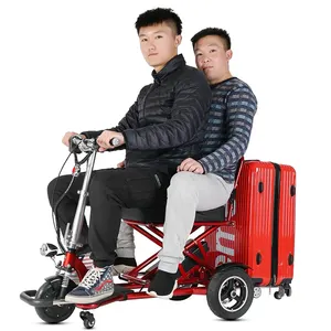 22KG 350W foldable perfect travel transformer 3 wheel electric folding mobility scooter Lithium Battery