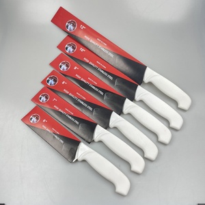 <span class=keywords><strong>Cuchillos</strong></span> <span class=keywords><strong>de</strong></span> Cocina <span class=keywords><strong>de</strong></span> Acero Inoxidable al Carbono <span class=keywords><strong>de</strong></span> 6/7/8/9/10/12 Pulgadas con Mango <span class=keywords><strong>de</strong></span> Plástico Blanco, <span class=keywords><strong>Precio</strong></span> Económico <span class=keywords><strong>para</strong></span> el Festival del Eid Al-Fitr - Product Image 6