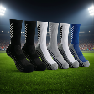 Calcetines de Fútbol Largos con Rayas, Deportivos, para Adultos, de Verano, de Spandex y Poliéster, Tejidos, para Fútbol - Product Image 2