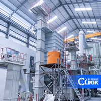 Broyeur vertical Clirik CLUM pour barite 800-1200 mesh, 8-45 t/h, ligne de fluide de forage de qualité supérieure