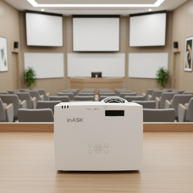 Laser 4K High-brightness Projector for Business&Education&Large Venues 4K 5000-5500 Lumens Short-throw Projector YSU450