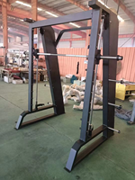 Máquina Smith Multifuncional Comercial de Acero para Gimnasio, Banco de Pesas y Soporte para Sentadillas