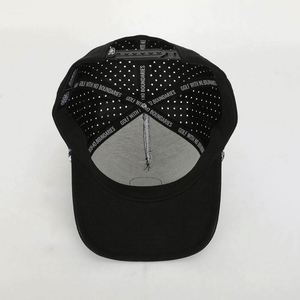 Casquette Unisexe Personnalisée de Haute Qualité en Caoutchouc Écologique, Style Dessin Animé, 5 Panneaux, avec Trous Découpés au Laser, Visière en Corde Perforée, Réglable, Quatre Saisons, Résistante à l'Eau - Product Image 6