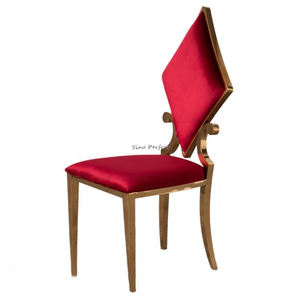 Silla de Banquete Apilable de Acero Inoxidable de Lujo para Eventos y Fiestas, Alquiler de Muebles para Bodas de Foshan Sinoperfect - Product Image 1