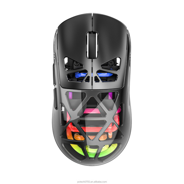 Lightweight Three Mode 2.4Ghz USB2.0 Rechargeable 10 Buttons High DPI RGB Luminous Ergonomic Gaming Mouse for Desktop