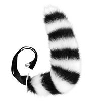 Vente chaude Halloween Cosplay Accessoire Personnalisable Couleur Style Personnalisé En Peluche Loup Fournitures Queue Ensemble Furry Fox Tail