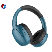 ANC BT 5,2 Auriculares inalámbricos con luz LED 40db Cancelación activa de ruido sobre la oreja Auricular 75H Duración de la batería Función impermeable