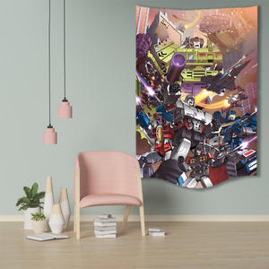 Derniers modèles d'impression d'anime Transformers Optimus Prime Devastator, affiche de décoration pour salon et chambre à coucher, tapisserie - Product Image 5
