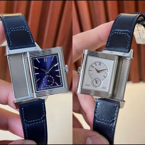 Reloj Mecánico de Lujo Reverso Diver Rectangular de Doble Cara con Doble Hora, Reserva de Marcha de 45 Horas, 20mm, Analógico, Estilo Moneda Europea - Product Image 3