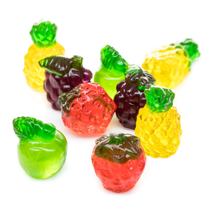 Amos label pribadi permen asam bentuk berbeda Chewy HALAL lembut permen permen karet - Product Image 2