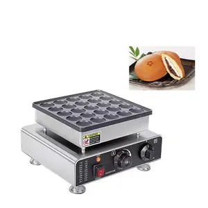 Commercial electric 25 hole circular muffin maker, mini pancake maker, waffle maker, suitable for coffee shops and bakeries