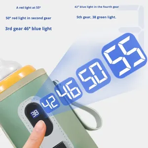 Chauffe-biberon USB portable pour lait et eau, sac isotherme pour poussette, chauffe-biberon pour voyage - Product Image 3