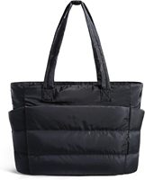 Sac à main de travail léger et matelassé pour femmes - Capacité de 20 L pour ordinateurs portables de 15,6 pouces ou capacité de 18 L
