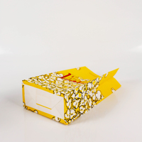 Vente en gros de sacs en papier scellables anti-graisse pour pop-corn sacs de bonbons thermoscellés en papier kraft pour snacks adhésifs de couleur pour emballages de bonbons