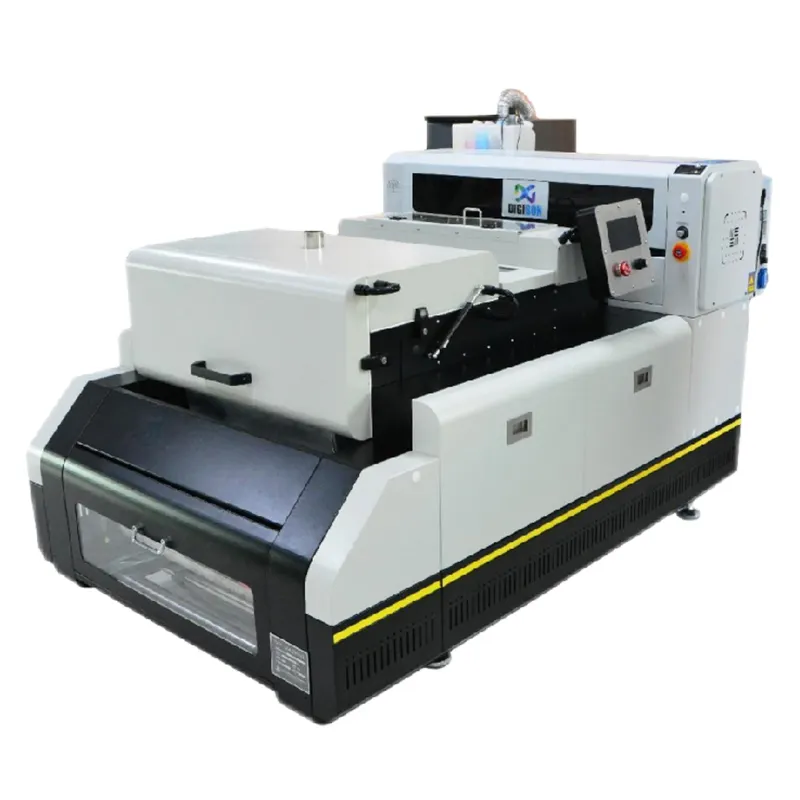 High Speed 2 Print Heads 13200/4720 DTF Printer T-shirt Printing Machine With Powder Shaking