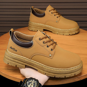 Chaussures de travail décontractées pour hommes, style coréen, respirantes, antidérapantes, toutes saisons, nouvelle collection automne - Product Image 1