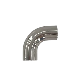 Stainless Steel SS304 SS316L Food Grade Weld Extension Elbow Pipe Fittings Bend For Dairy Pipe Fittings