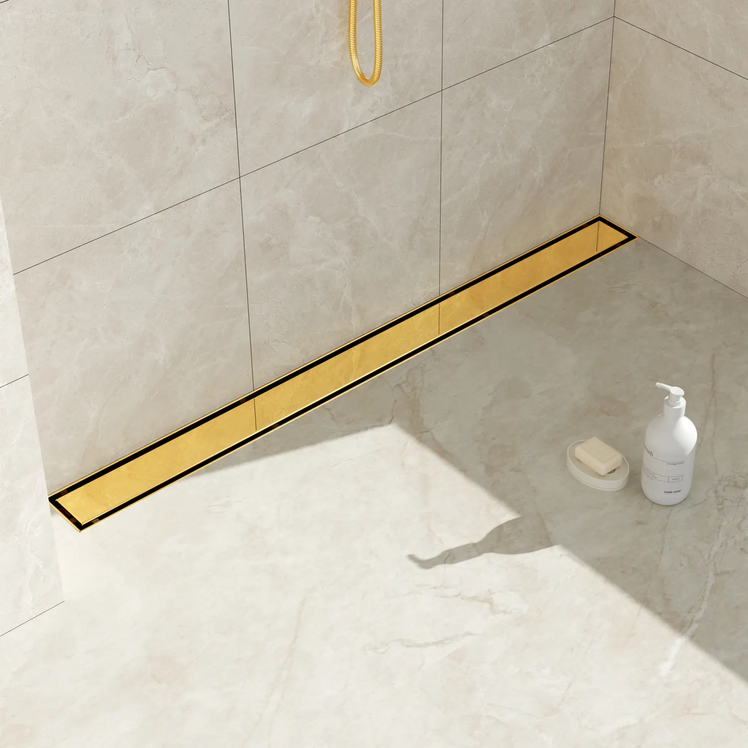Seamless Water Management High Quality Shower Drain Options with Rotatable Base for Your Bathroom