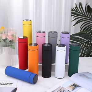 Thermos intelligent personnalisé de 500 ml avec affichage numérique de la température, bouteille d'eau intelligente avec capteur - Product Image 1