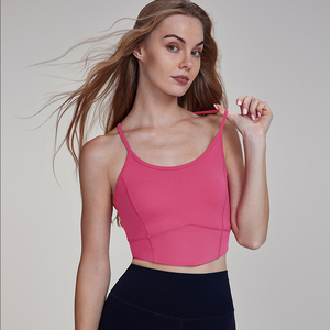 महिलाओं का स्टाइलिश शॉकप्रूफ संपीड़न खेल ब्रा हल्के सहायक योग फिटनेस स्पैन्डेक्स - Product Image 4