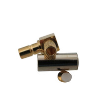 Venta al por mayor conector de ángulo recto macho SMB conector para cable RG316