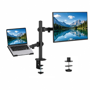 NOVISON Universal Height-adjustable POS Terminal <b>Stand</b> for Restaurant Swivel Pos Pole Mount Holder Keyboard Tray POS Bracket - Product Image 1