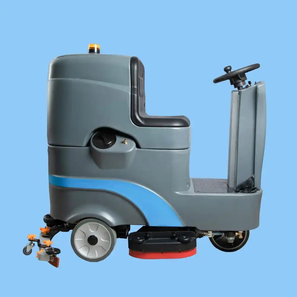 Intelligent Li-Ion Battery Airport Used Ride-On Floor Scrubber Cleaning Machine With Certificate