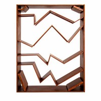 Sculpture de jardin en acier corten rouillé, design Art déco extérieur, résistant aux intempéries