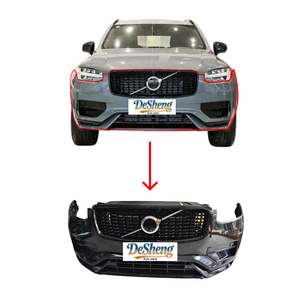 Adattamento Perfetto per l'Intera Parte Anteriore di <span class=keywords><strong>Volvo</strong></span> <span class=keywords><strong>XC90</strong></span>: Paraurti Anteriore, Fari, Griglia, Radiatore e Prese d'Aria. Offerta a tempo limitato. - Product Image 1