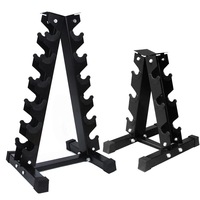 Ensemble d'haltères en métal ZJFIT, support à trois niveaux, équipement de fitness pour usage intérieur, tube de 2,5 mm, modèle unisexe Q-206, 1 an
