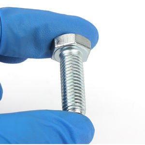 בורג משושה עם הברגה מלאה, פלדת פחמן DIN 933 דרגה 8.8, ציפוי אבץ כחול-לבן - Product Image 5