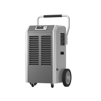 Déshumidificateur commercial pour grande surface, 220V 50Hz 90L/D 1000m3/H, étanche, à économie d'énergie, pour salle de culture, garage