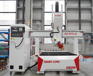 Router CNC de 4 Ejes de Alta Resistencia con Cabezal Giratorio ATC y Aspiradora para PVC, Madera y MDF - Product Image 2