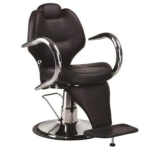 XISONG Hydraulic <b>Leather</b> Barber <b>Chair</b> with <b>Reclining</b> Feature and Adjustable Footrest 2-Year Warranty for Salon Furniture - Product Image 1