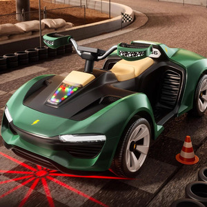 Auto Eléctrico para Niños de 4 Ruedas, Recargable, con Control Remoto, Vehículo a Batería para Niños de 2 a 4 Años, Unisex - Product Image 3