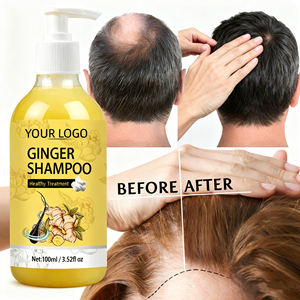 Custom Private Label Shampoo e balsamo succsione estratto di zenzero Shampoo Anti-perdita di capelli danni riparata Shampoo idratante - Product Image 1