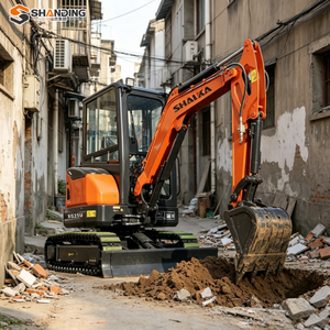 En venta excavadora hidráulica de cadenas de 1 tonelada, 2 toneladas, 2.5 toneladas, mini excavadora china agrícola, mini excavadora multiusos. - Product Image 2