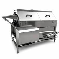 Tambour personnalisable en acier inoxydable 304 résistant à la corrosion et à longue durée de vie pour machine à écaillement de poissons d'eau douce et d'eau salée