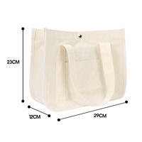 OEM/ODM Logo imprimé personnalisé Sac à main d'épicerie en coton écologique avec poche Sac fourre-tout vierge