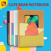 Carpeta de Anillas para Cuaderno, Hojas Sueltas, Color Macaron, Agenda, Regalo Empresarial, Venta Especial, Portátil, A5, Cuero PU, Tapa Dura Moderna, Escolar