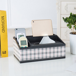 Caja de Almacenamiento Multifuncional de Cuero, Creativa y Sencilla, para el Hogar, Sala de Estar, con Impresión de Texto, Venta al Por Mayor - Product Image 4