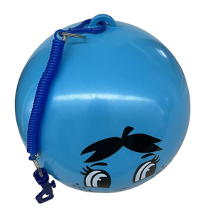 Pelota de juguete inflable colorida para niños, <span class=keywords><strong>Bola</strong></span> de pvc respetuosa con el medio ambiente, cara sonriente, Primavera - Product Image 6