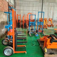 Mini Grue de Levage Hydraulique Chariot Élévateur Électrique Manuel Gerbeur Transpalette Portable Chariot de Manutention Robuste Prix